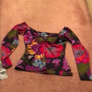 Betsy Johnson Longsleeve crop.